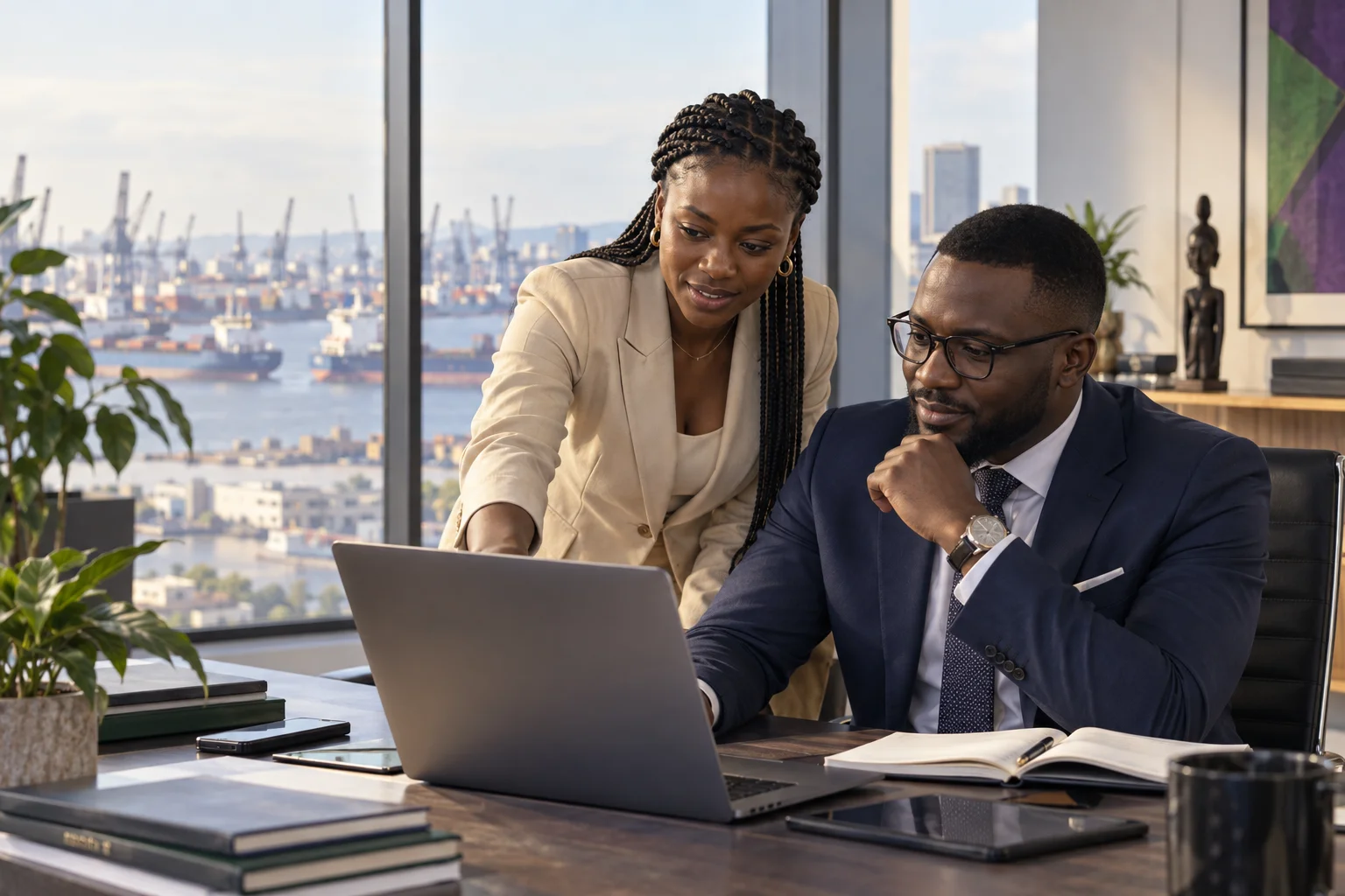 Professionnels échangeant autour d’un projet en entreprise